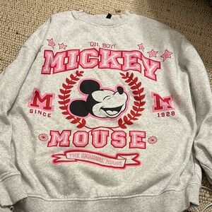 Disney Mickey Mouse Gray Sweatshirt